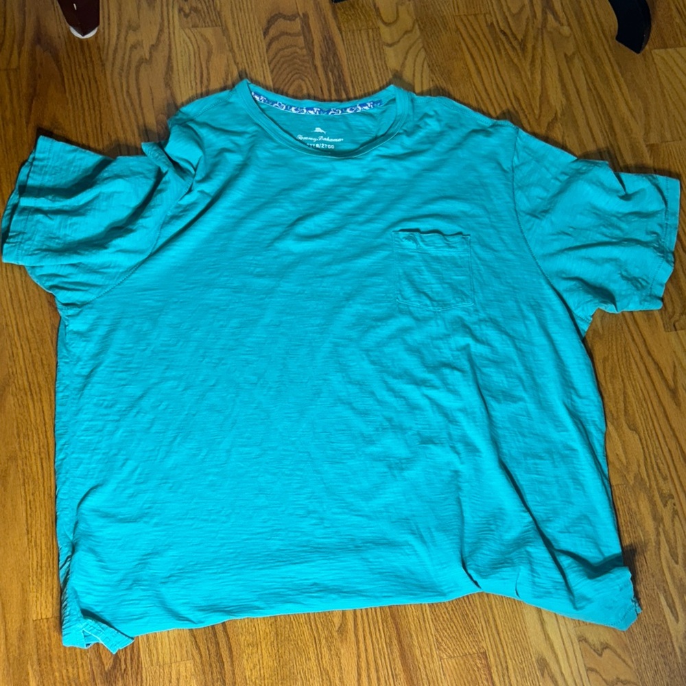 Tommy Bahama Men's Teal Short Sleeve Tee